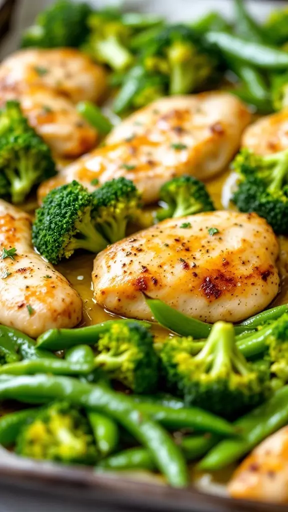 This Lemon Garlic Chicken with Broccoli and Snap Peas is a perfect weeknight dinner. It’s simple to prepare and packed with flavor, making it a family favorite. You can find the full recipe here for a delicious and healthy meal!