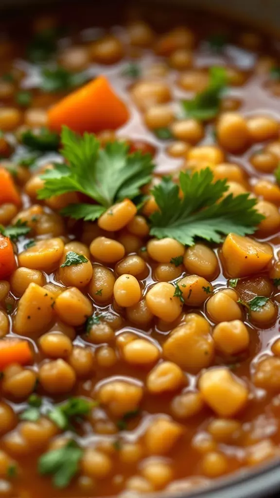 Lentil soup is the perfect cozy dish for chilly days. It's hearty, nutritious, and packed with flavor! Try this easy recipe for a warm bowl of comfort: delicious lentil soup.