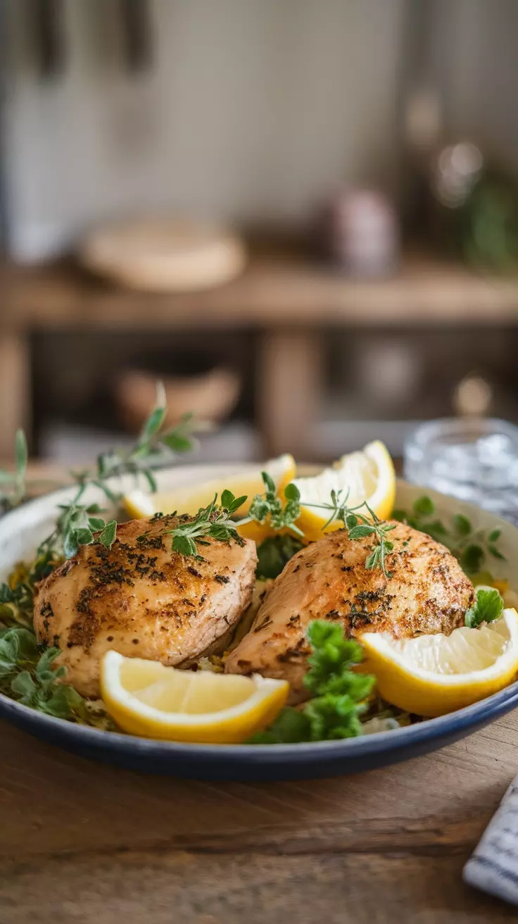 One-Pan Lemon Garlic Chicken is a delightful dish that brings bright, tangy flavors to your dinner table with minimal fuss. The juicy chicken is infused with zesty lemon and aromatic garlic, making it a perfect choice for busy evenings. Not only is it simple to make, but it also requires just one pan, which means less cleanup for you!