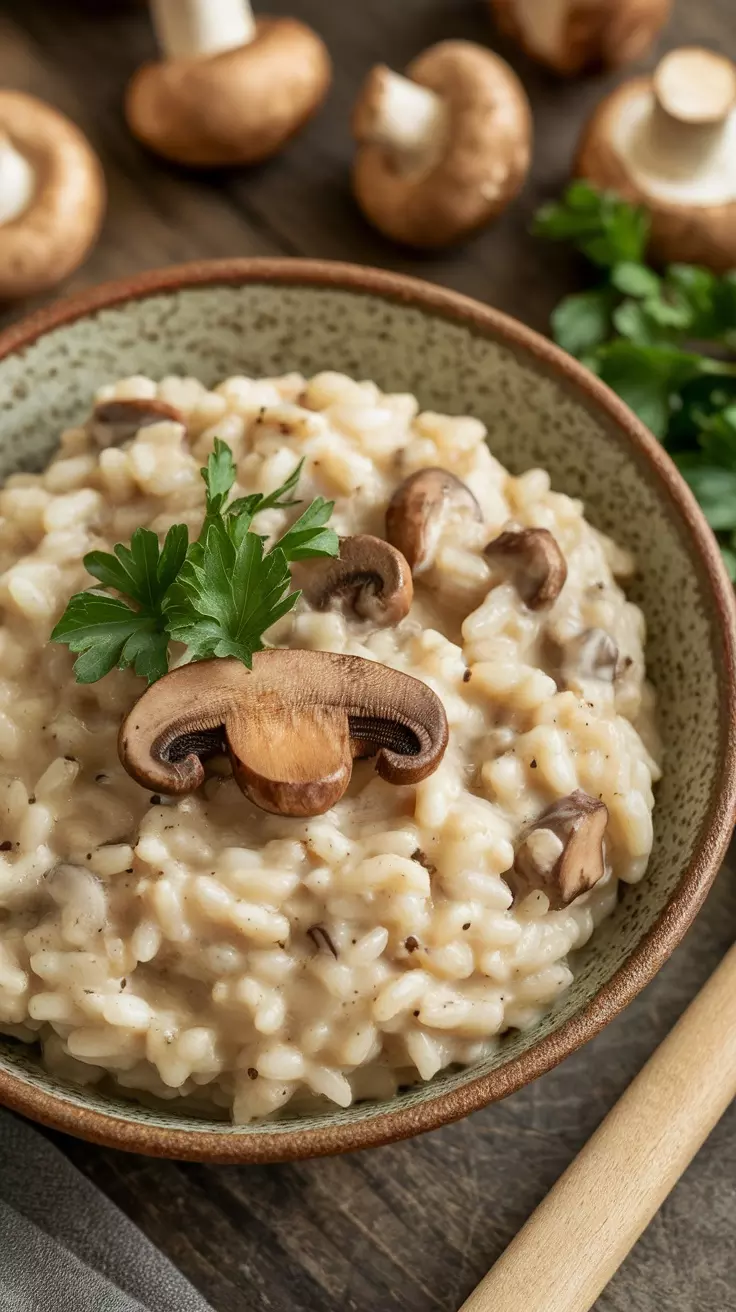 This One-Pot Creamy Mushroom Risotto is a delightful dish that brings warmth and comfort to your dinner table. The creamy texture combined with the rich, earthy flavors of mushrooms makes it an instant family favorite. Plus, it’s simple to prepare, making it a perfect choice for busy evenings.