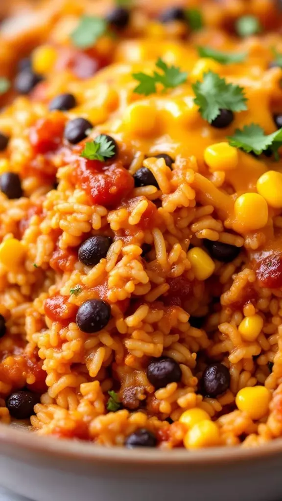 This One-Pot Enchilada Rice Casserole is a quick and tasty meal that's perfect for busy evenings. With a mix of rice, black beans, and zesty enchilada sauce, it brings bold flavors to your dinner table. Check out the full recipe here for a delicious dish everyone will love!