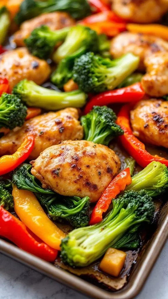 This Orange Ginger Chicken with Bok Choy and Peppers is a quick and tasty dinner option. The sweet and tangy sauce pairs perfectly with the colorful veggies, making it both healthy and appealing. Check out the full recipe here for a delightful meal!