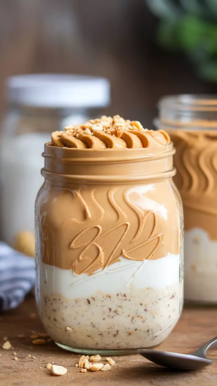 Peanut Butter Dream Overnight Oats are a creamy, delicious way to kickstart your day. This recipe combines rich peanut butter, yogurt, and oats for a filling breakfast that’s as tasty as it is easy to make. Check out the full recipe for these scrumptious oats here and enjoy a delightful morning treat!