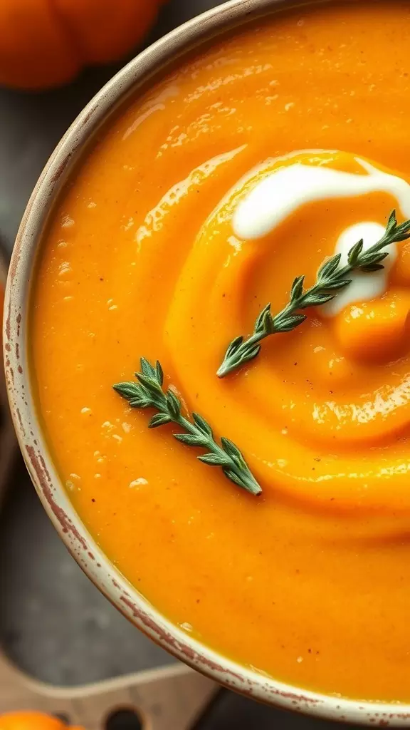 This pumpkin and sweet potato soup is creamy, comforting, and perfect for chilly days. With its vibrant color and rich flavor, it warms you up from the inside out. Try this delicious recipe here and enjoy a bowl of happiness!