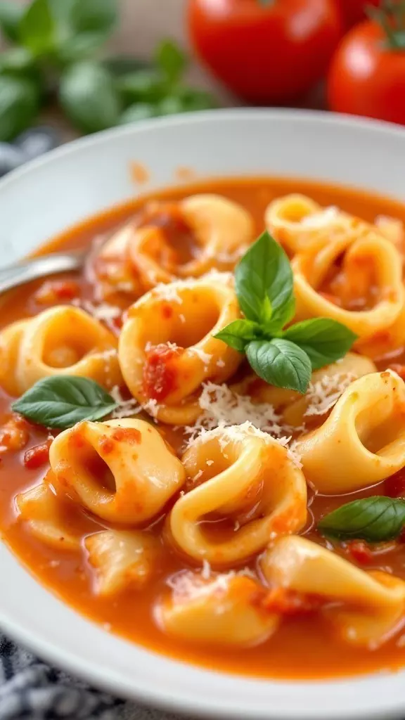 This creamy tomato basil tortellini soup is a cozy dish perfect for chilly nights. Just toss your ingredients in the slow cooker and let it do all the work while you relax. With rich flavors and tender tortellini, it’s sure to be a hit with the whole family!