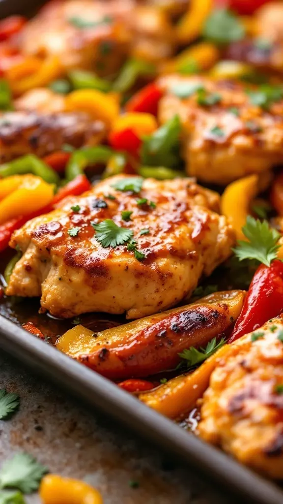 Sweet chili chicken with bell peppers is a fun and tasty dish for a quick dinner. The chicken turns juicy while the peppers add a pop of color and crunch. This meal brings a little sweetness and a lot of flavor, making it perfect for busy weeknights!