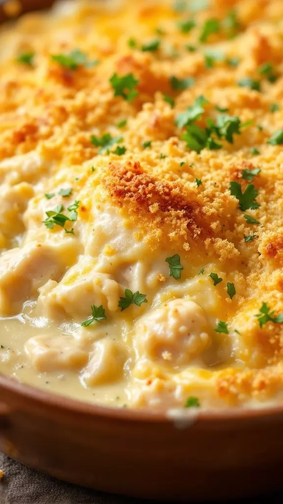 This Swiss Chicken Casserole is a creamy and cheesy delight that everyone will love. It combines tender chicken, rich sauce, and a crunchy topping for the perfect comfort food. Check out the full recipe here for a delicious dinner option!