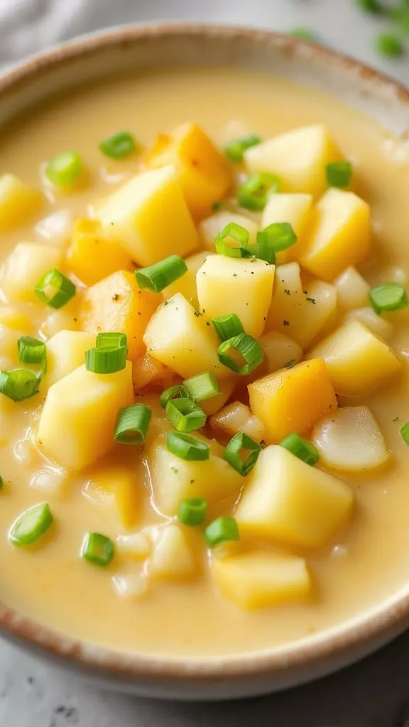 This vegan potato soup is creamy and comforting, perfect for any night. With simple ingredients like potatoes, onions, and vegetable broth, you can whip it up in no time. Check out this easy recipe for a warm, delicious meal that everyone will love!