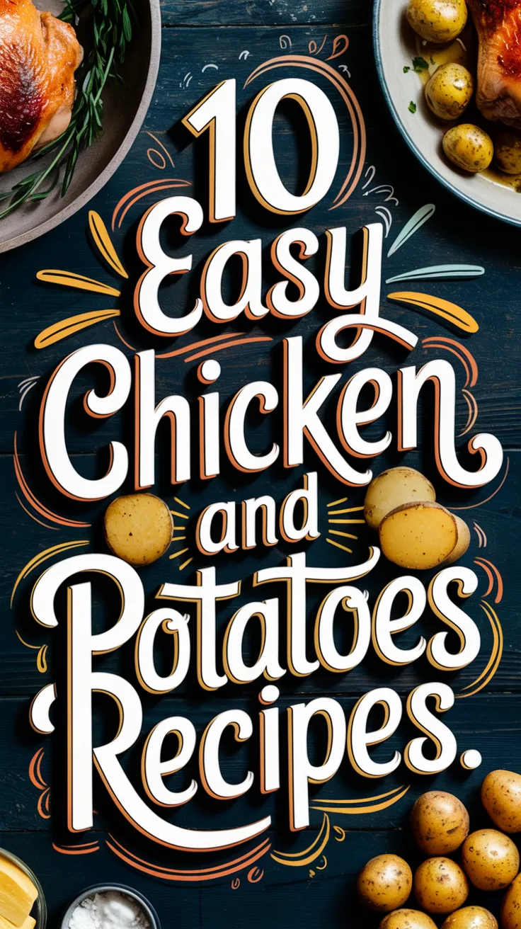 🔥🍗 10 Quick & Delicious Chicken and Potato Recipes for Busy Nights Need a fuss-free meal? These chicken and potato recipes are hearty, satisfying, and incredibly easy to make—perfect for weeknight dinners with minimal effort! 🥔🍗 #WeeknightMeals #EasyCooking #FamilyDinners #OnePanCooking #ChickenRecipes