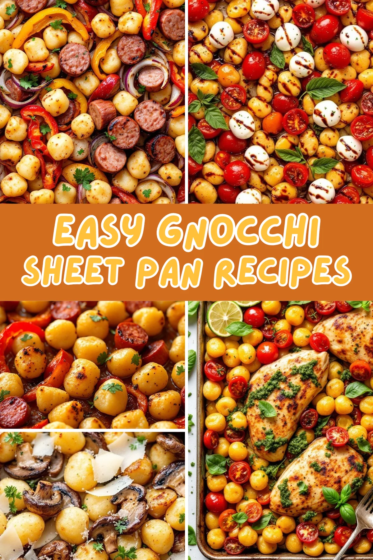 🍽️✨ 10 Easy Gnocchi Sheet Pan Recipes for Effortless Dinners Crispy on the outside, soft on the inside—these sheet pan gnocchi recipes make dinner a breeze! Just toss everything on one pan for a quick, delicious, and satisfying meal. 🥔🔥 #SheetPanMeals #GnocchiRecipes #EasyDinners #OnePanCooking #WeeknightMeals