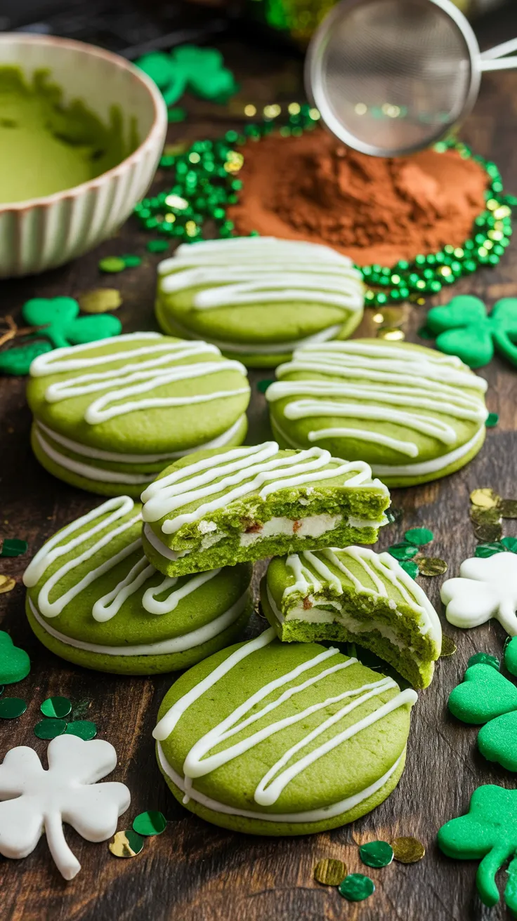 🔥🍀 Green Velvet Cookies That Are Perfect for St. Paddy’s Day!
These vibrant green velvet cookies are soft, buttery, and absolutely irresistible! A fun and delicious way to add a little luck to your St. Patrick’s Day celebrations. 🍪✨ #BakingInspo #StPatricksDayDesserts #FunAndTasty #LuckyTreats #CookieLovers