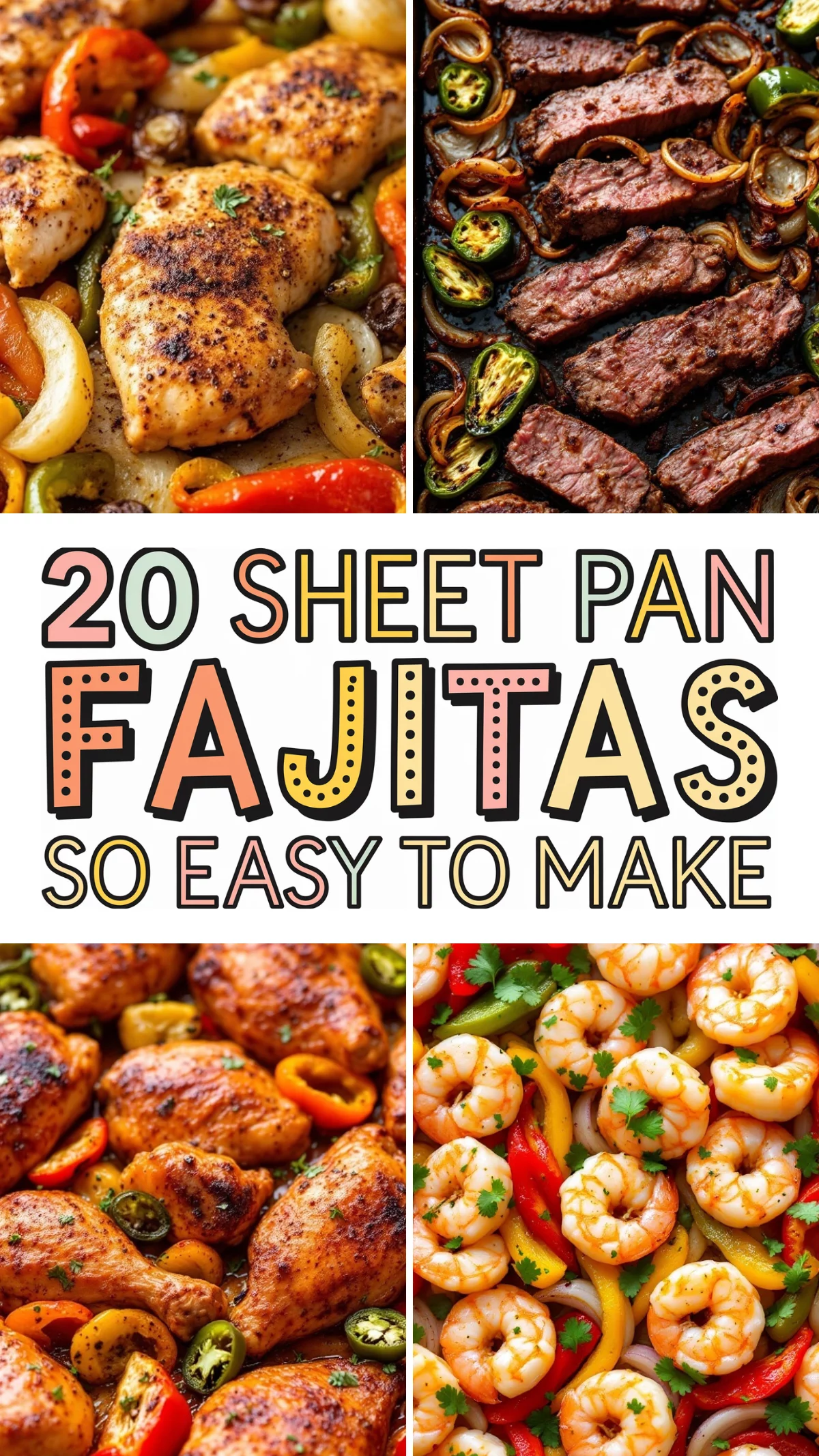 Say goodbye to dinner stress with these effortless sheet pan fajitas! Just toss, bake, and enjoy—perfectly seasoned chicken and veggies in every bite, ready in no time! 🔥🥑 #QuickDinners #SheetPanRecipes #FajitaFiesta #SimpleMeals #WeeknightCooking