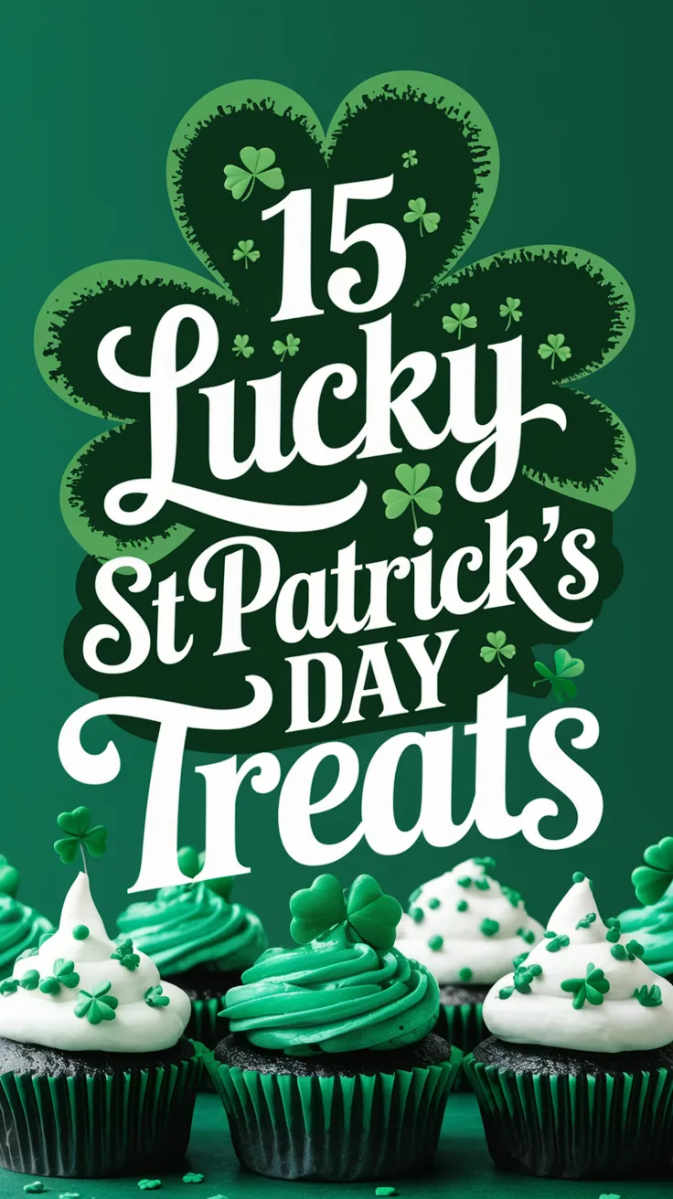 🔥🍀 15 St. Patrick’s Day Treats That Will Bring You All the Luck! Get in the spirit with these delicious St. Paddy’s Day treats! Whether you love chocolate, mint, or colorful rainbow treats, these fun recipes will be a hit with kids and adults alike. 🌟🧁 #StPatricksDayFood #LuckyDesserts #FunAndTasty #BakingInspo #FestiveEats