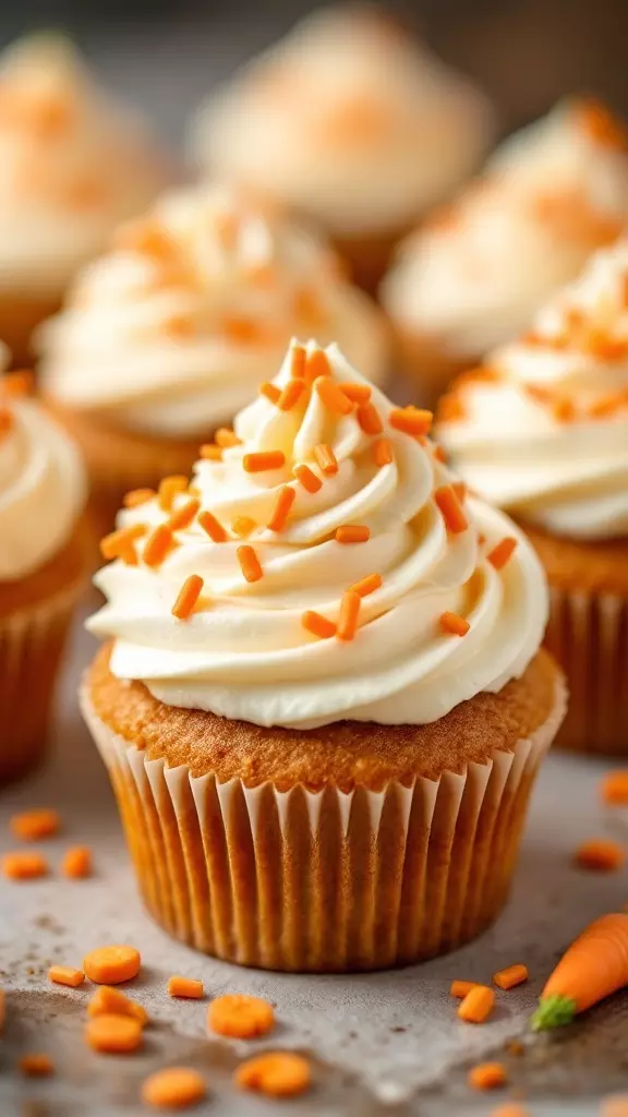 Carrot cake cupcakes are a delightful treat that combines the warm, spiced flavors of traditional carrot cake with the convenience of individual servings. These cupcakes are moist, flavorful, and topped with a rich cream cheese frosting, making them a lovely addition to any Easter celebration. They're simple to make, so you can whip them up even if you're short on time!