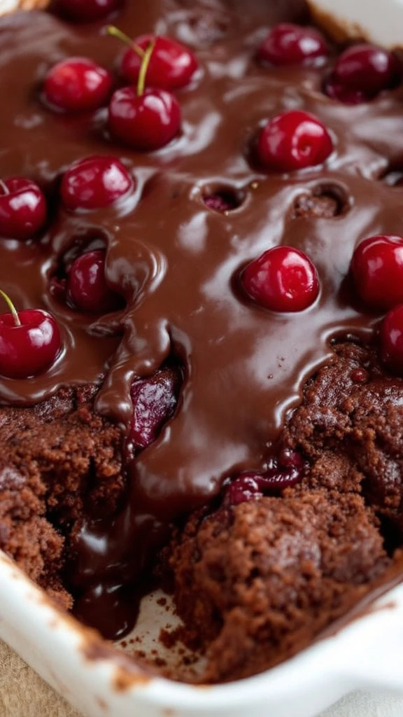 If you love rich chocolate, juicy cherries, and effortless desserts, this Chocolate Cherry Dump Cake is about to be your new favorite! It’s a 5-minute prep, one-pan wonder—just dump the ingredients, bake, and enjoy a warm, fudgy treat that tastes like a cross between cake and molten lava cake.