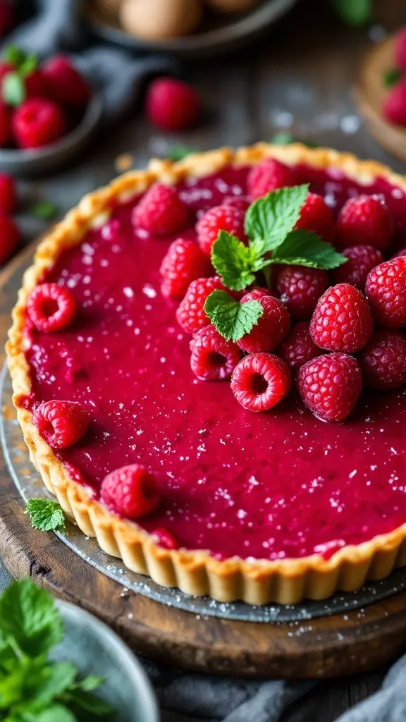 Let’s talk about raspberry pie—because honestly, is there anything better than a buttery crust filled with vibrant, juicy berries? This pie is the perfect mix of sweet and tart, with a luscious raspberry filling that tastes like sunshine in every bite. It’s fancy enough for special occasions but easy enough for a weekend baking session.