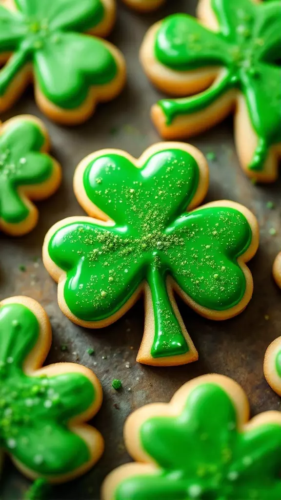 Shamrock sugar cookies are a delightful treat perfect for St. Patrick's Day. With a sweet, buttery flavor, they are soft and crisp, making them a hit among kids and adults alike. These cookies are easy to make, and decorating them can be a fun family activity!