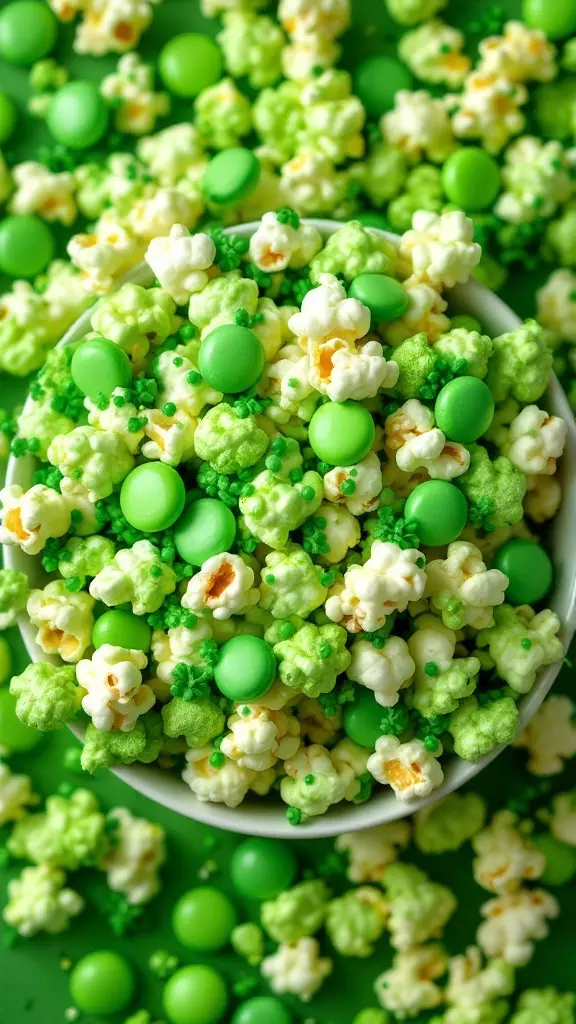 This St. Patrick's Day Popcorn Mix is a fun and festive treat that kids will adore! With a delightful blend of sweet and salty flavors, it’s perfect for celebrating the holiday. The vibrant green hues make it visually appealing and add a festive touch to any gathering.