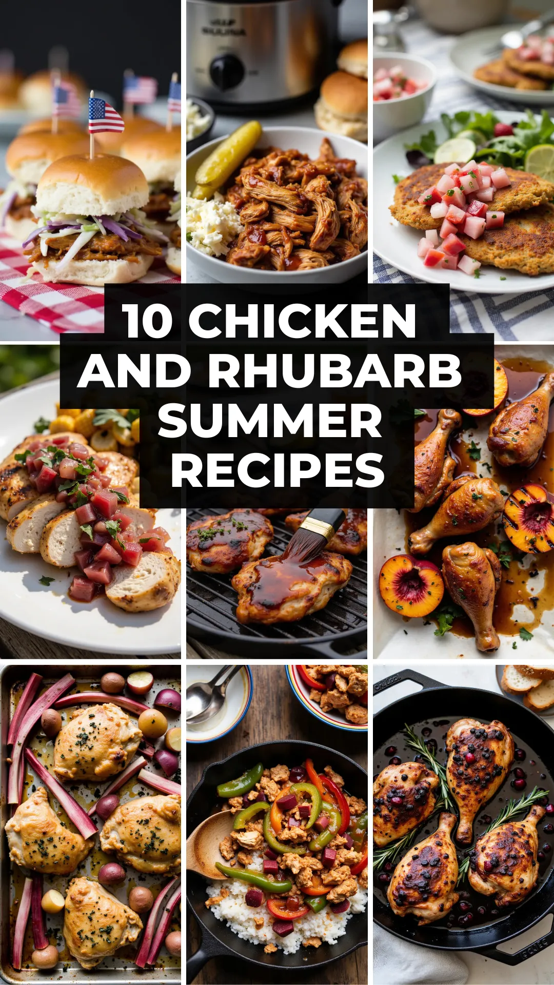 Rhubarb isn’t just for pie! These savory chicken and rhubarb recipes are perfect for summer cooking. From sliders to sheet pan bakes, this collection turns seasonal produce into quick, budget-friendly meals.