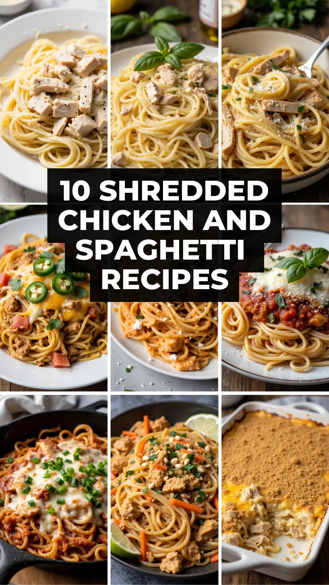 Say goodbye to boring pasta nights! This roundup of 10 shredded chicken spaghetti dinners includes one-pot wonders, cozy casseroles, and fun flavor mashups like buffalo ranch and BBQ skillet. All ready in under 30 minutes and under $5 per serving!