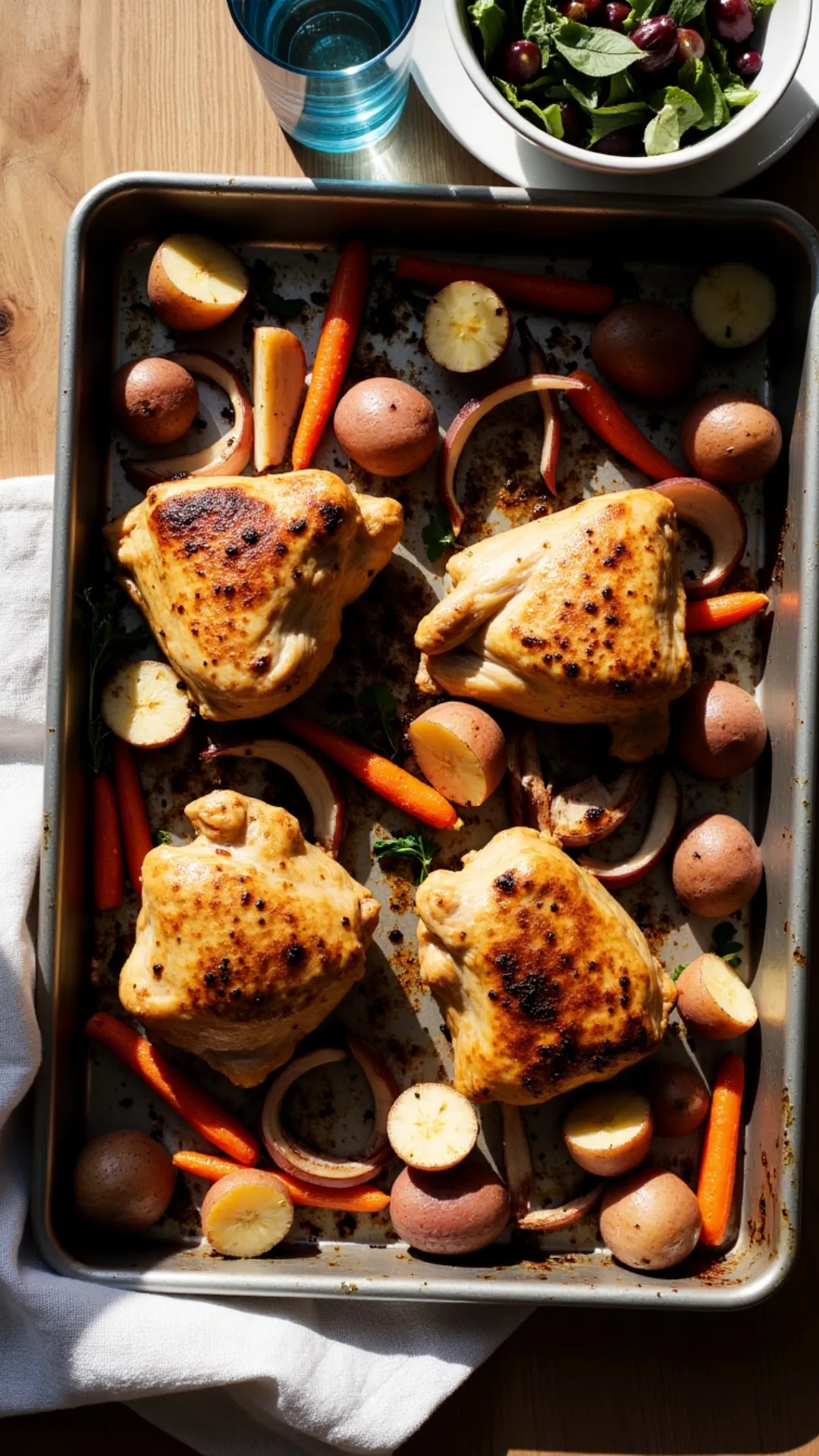 One pan, no mess, BIG flavor! This cozy balsamic chicken sheet pan dinner is a go-to for moms juggling it all. Delicious and easy, it’s the definition of frugal meals that don’t taste cheap.