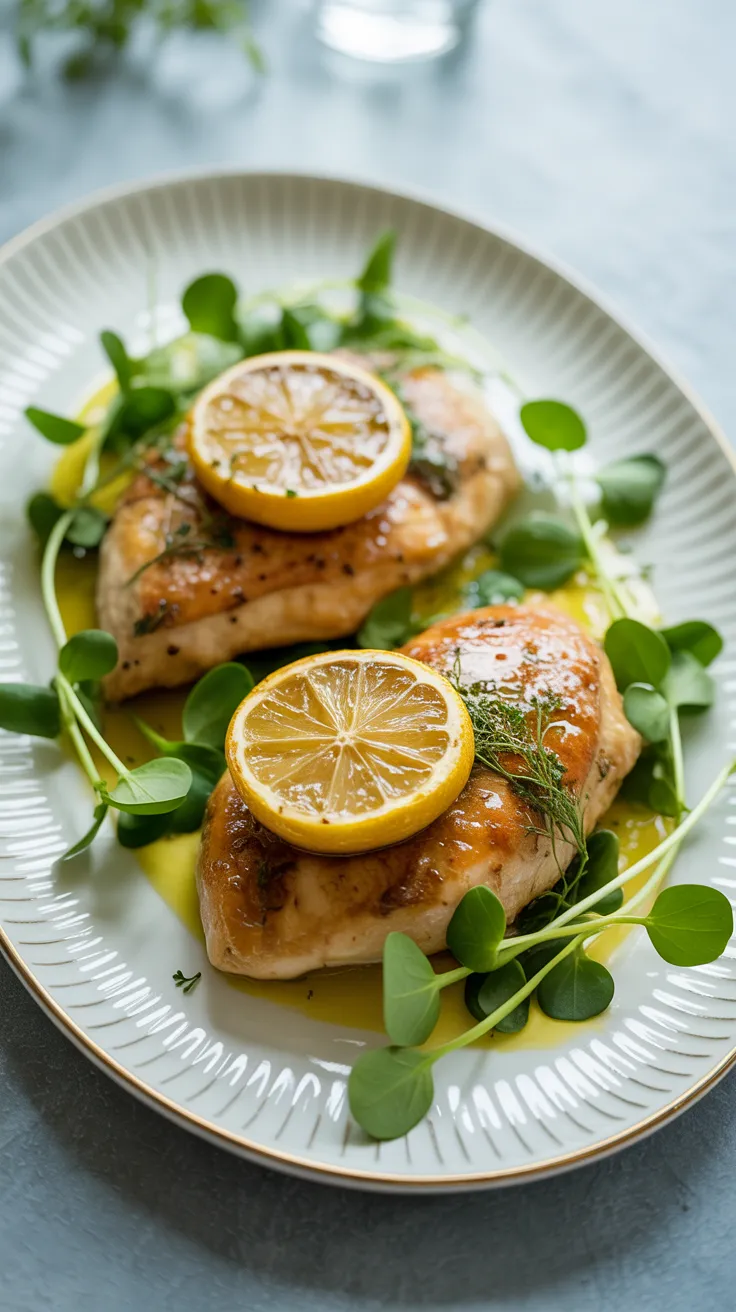 Light, crisp, and full of flavor—this Chicken Paillard with Lemon-Dijon Vinaigrette is a quick and elegant dinner that’s perfect for busy weeknights or casual entertaining. Pan-seared chicken breasts are topped with fresh arugula and a zesty homemade lemon vinaigrette dressing for a refreshing, French-inspired meal. #ChickenPaillard #EasyDinnerIdeas #HealthyChickenRecipes #LemonDijon #WeeknightMeals