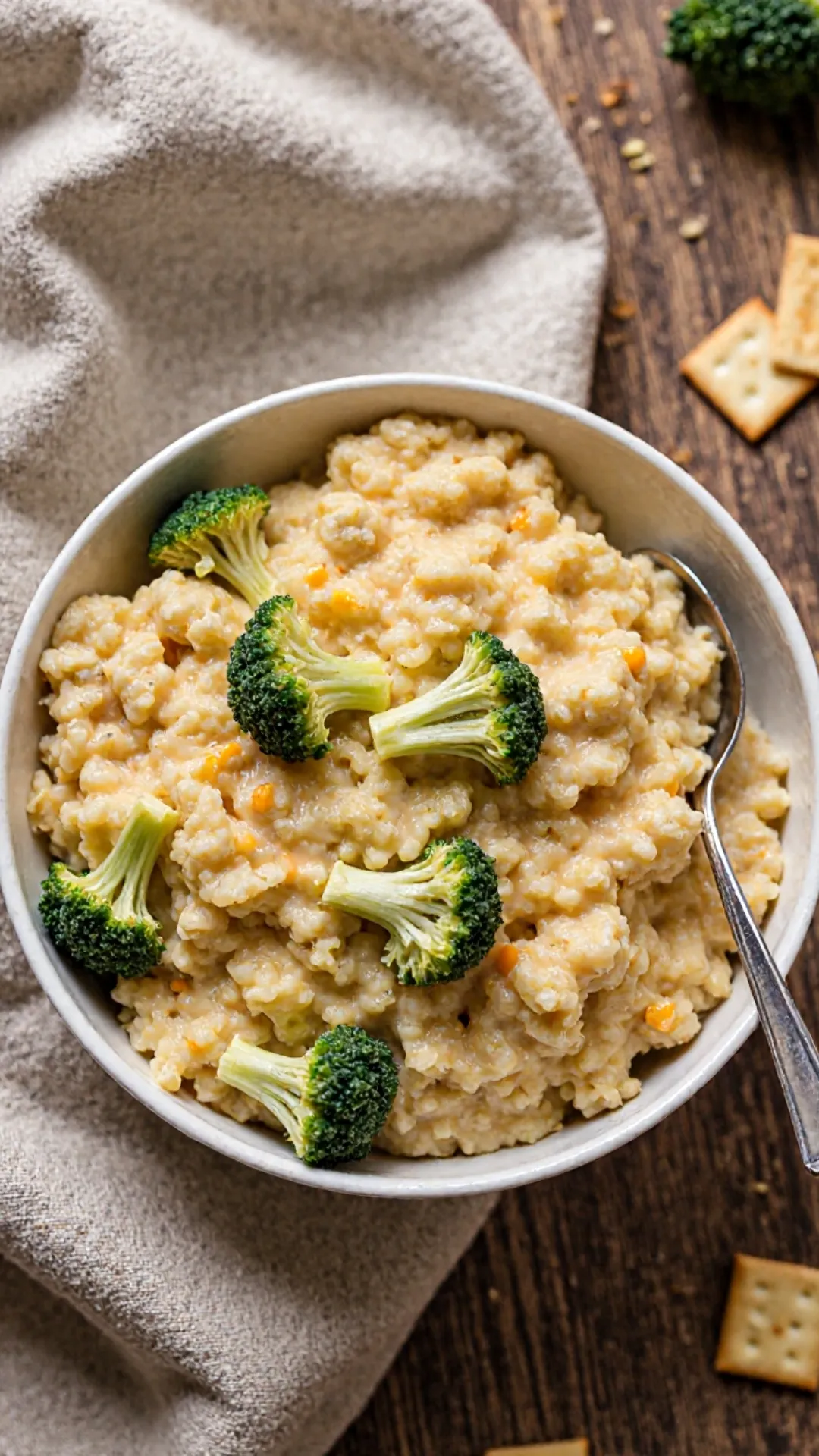 This easy slow cooker chicken, rice, and broccoli is one of our favorite frugal meals. Full of comfort, low on cost, and made with pantry and freezer staples—perfect for feeding your crew on busy nights.