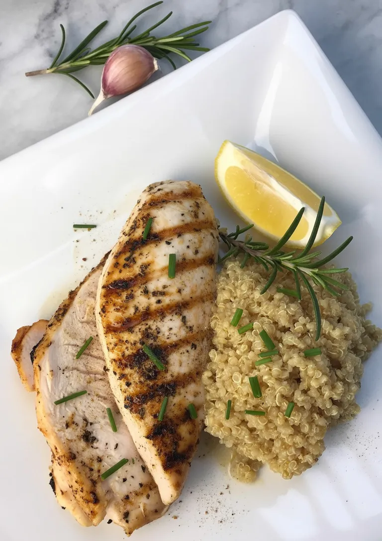 Fresh & Flavorful Weeknight Dinner Bright, herby, and easy to make—these Rosemary Lemon Chicken Thighs are perfect for busy weeknights. Juicy, pan-seared chicken simmered in a lemony garlic-rosemary sauce. Serve with your favorite veggie or grain! #ChickenThighs #EasyDinnerIdeas #LemonChicken #WeeknightMeals #OnePanRecipes