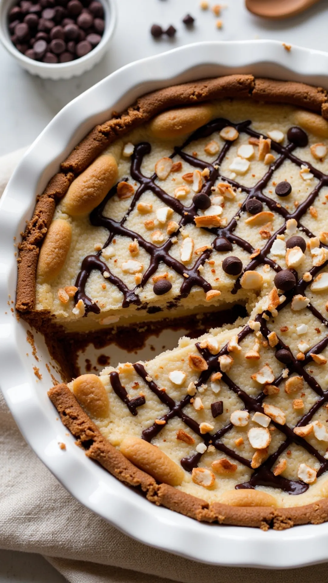 This Samoas cookie pie takes all the flavor of the classic Girl Scout favorite and turns it into a rich, gooey dessert made from budget-friendly pantry staples. A cozy, homemade treat perfect for busy moms who love a good shortcut!