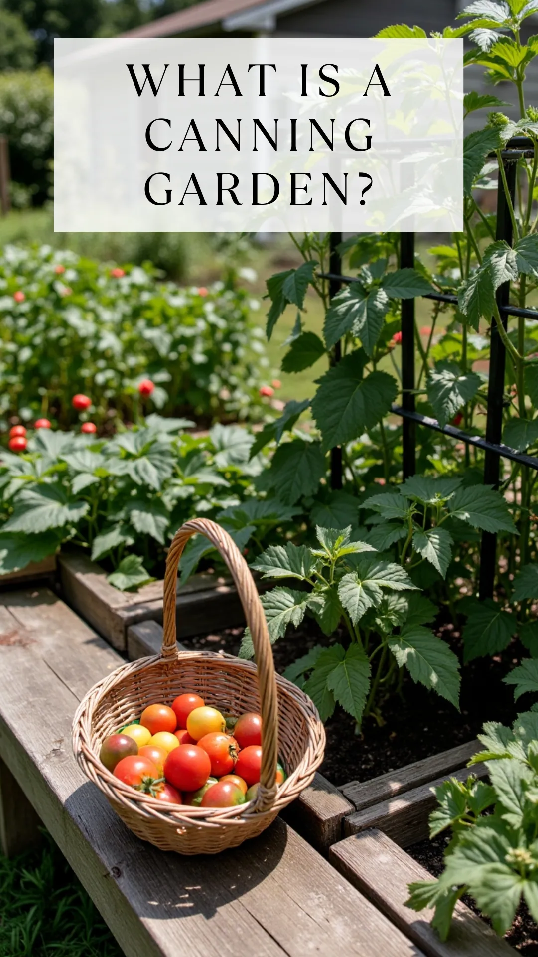 Want to grow a garden that feeds your pantry, not just your plate? A canning garden helps you plant with purpose so you can preserve more of what your family loves to eat. #CanningGarden #GrowYourOwnFood #VegetableGardening #HomeCanning #PreservingFood