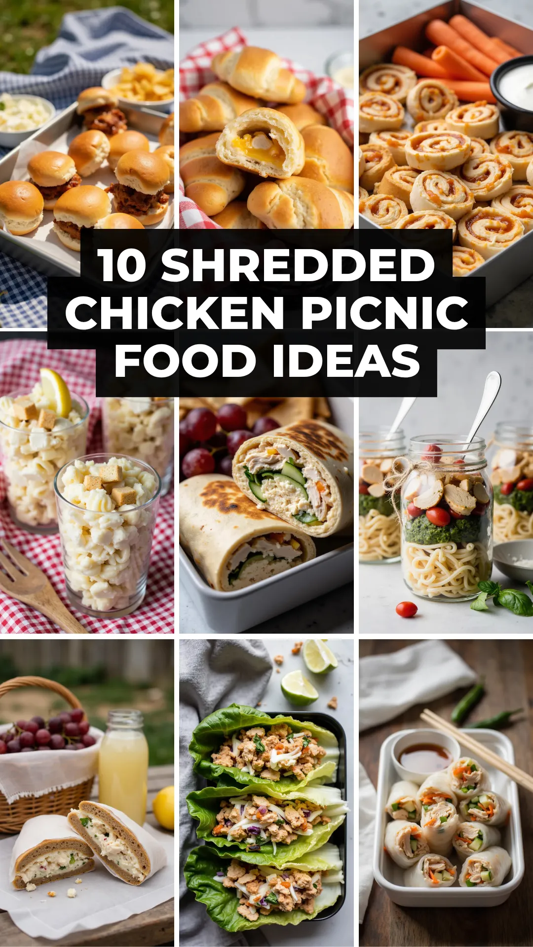 Looking for picnic food that’s easy, delicious, and travels well? These shredded chicken picnic recipes are packed with flavor and perfect for outdoor meals, lunches, and potlucks.