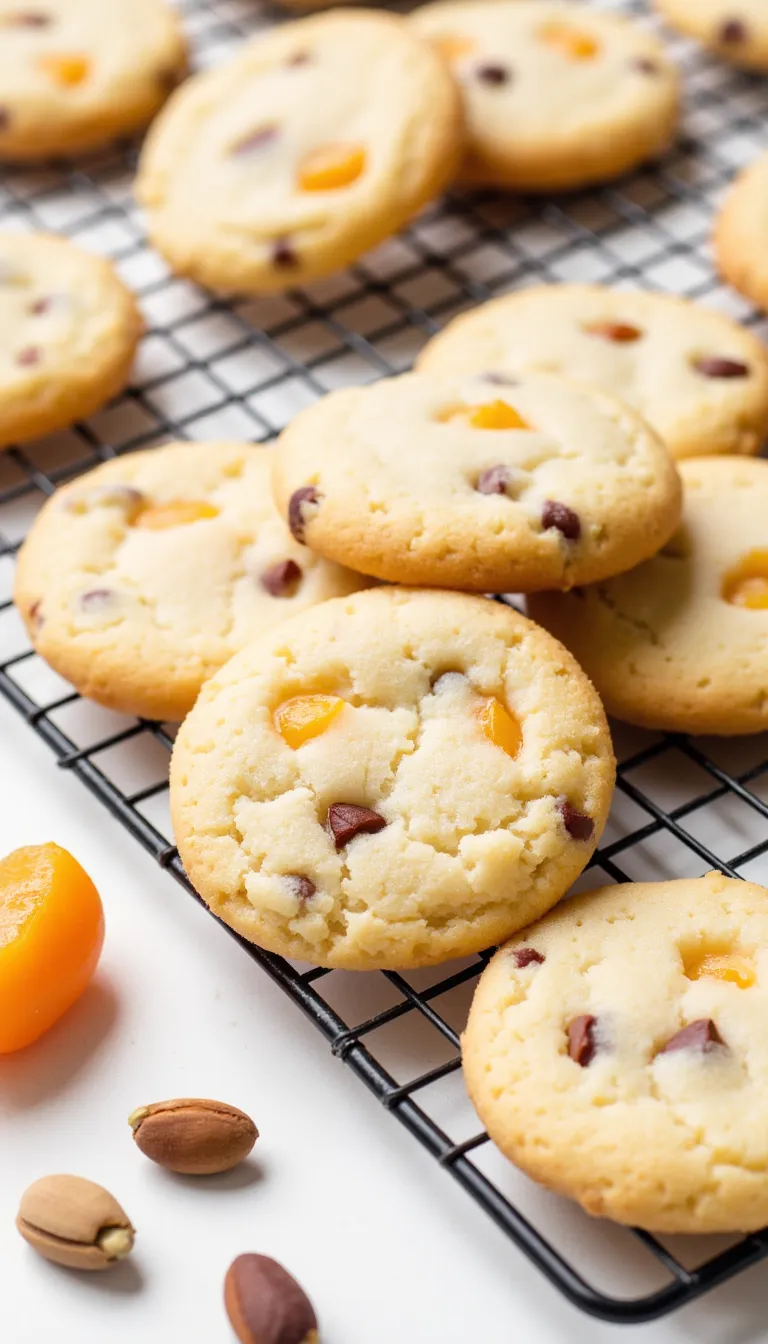 Buttery, fruity, and full of crunch—these Apricot Pistachio Shortbread cookies are perfect for tea, gifting, or summer snacking. #shortbreadcookies #apricotrecipes #easydessert