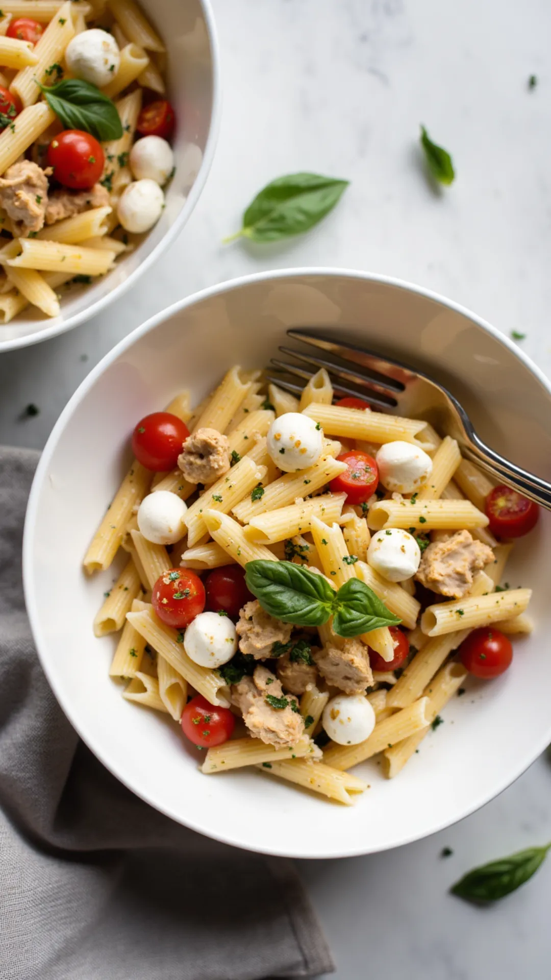 This Chicken Caprese Pasta is light, cheesy, and bursting with summer flavor—ready in 20 minutes!