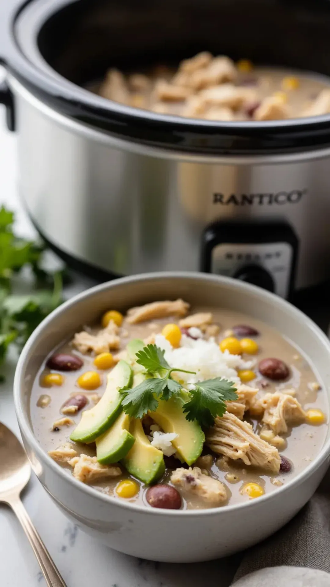 Creamy, cozy, and slow-cooked to perfection—this crockpot white chicken chili is comfort made easy.
