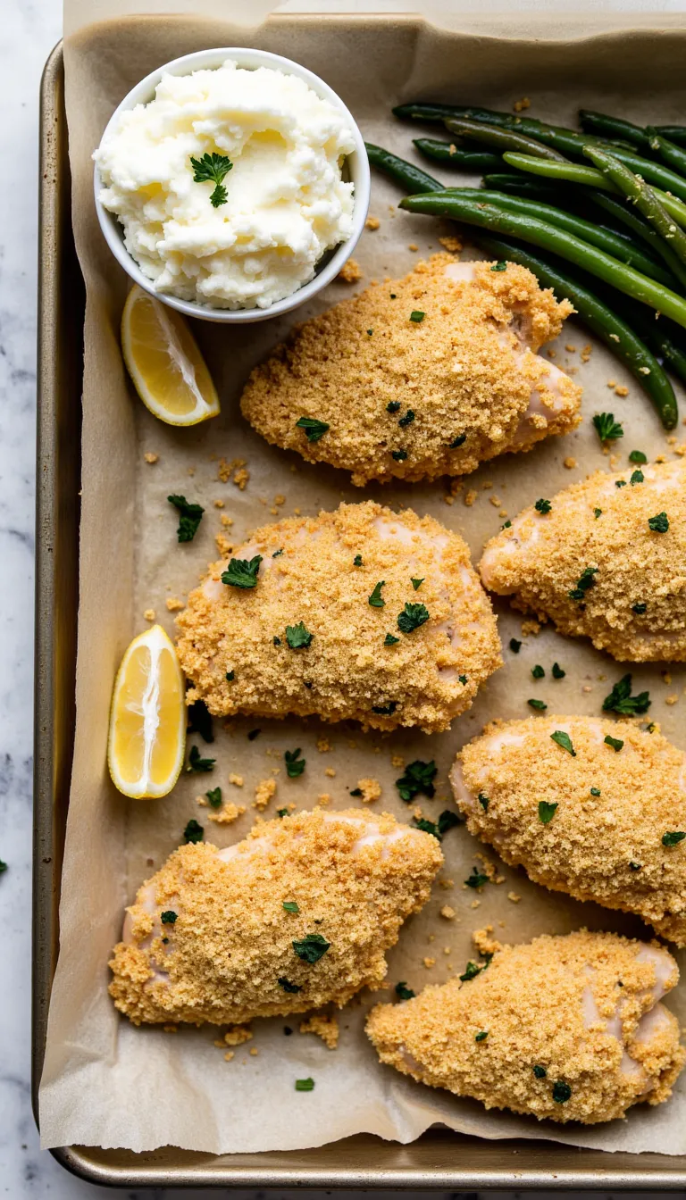 Crispy, cheesy, golden goodness—this Panko Crusted Chicken is your new weeknight hero. Easy, family-approved, and full of crunch. #easyrecipes #weeknightdinner #crispychicken