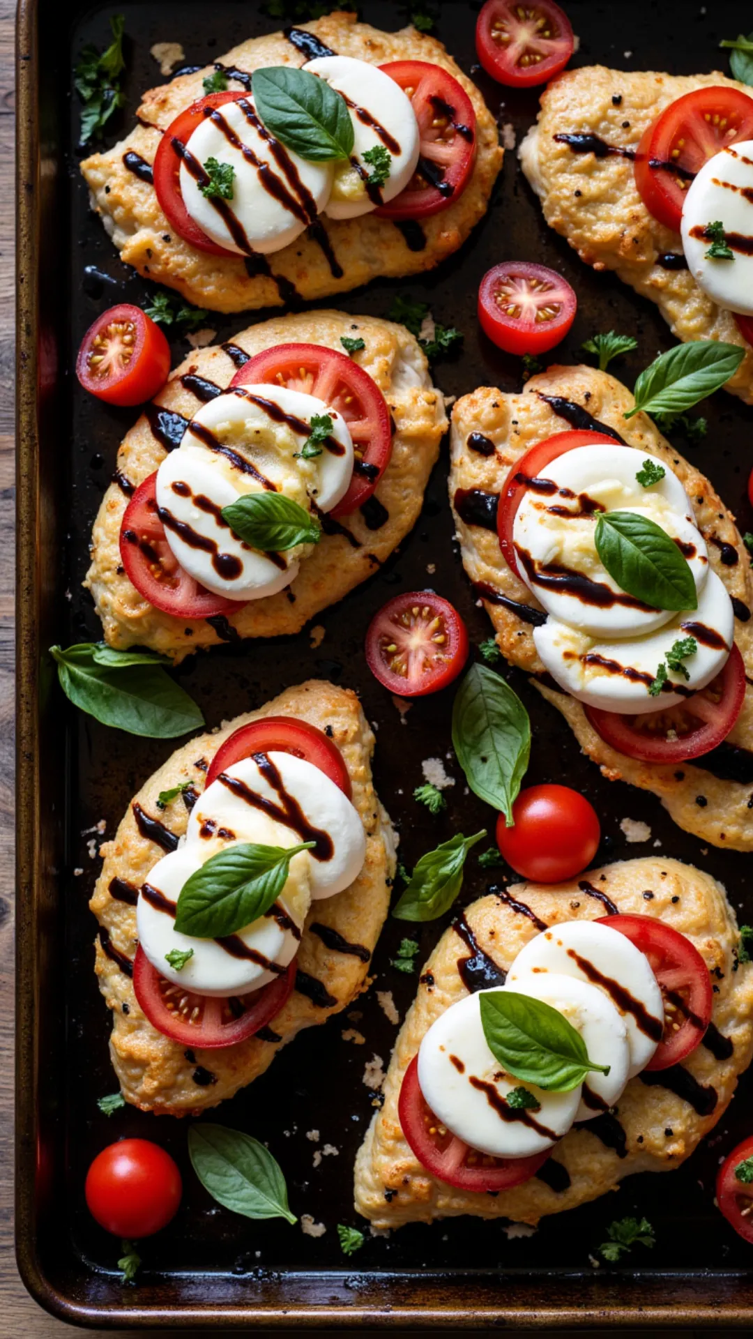 This Sheet Pan Caprese Chicken Dinner is light, fresh, and bursting with flavor—perfect for an easy weeknight meal that feels a little fancy! Give it a try and let me know how it turns out! 🍅🧀🌿