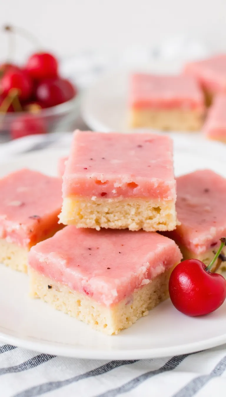 Fruity, fun, and easy to make—these Watermelon Sugar Cookie Bars with Cherry Glaze are summer’s most colorful treat. #picnicdessert #cookiebars #watermelonrecipes