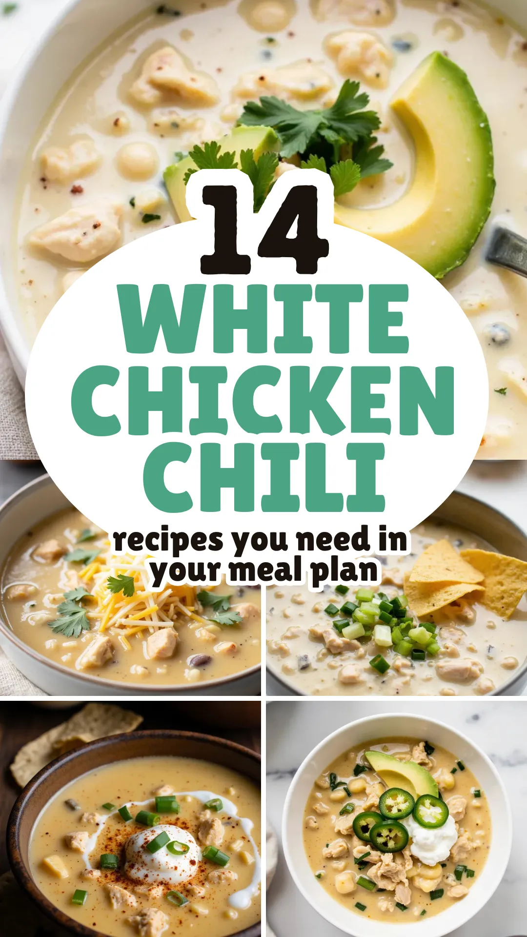 Get inspired with this collection of 14 white chicken chili recipes—perfect for meal prep, family dinners, or cozy nights in.