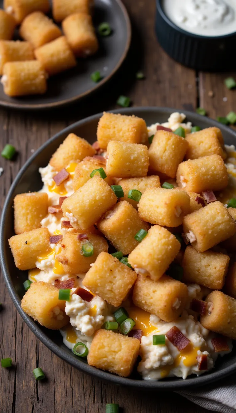 Warning: this Chicken Bacon Ranch Tater Tot Casserole might cause dinnertime chaos—it’s just that good! Would your family go crazy for cheesy ranch chicken topped with crispy tater tots?