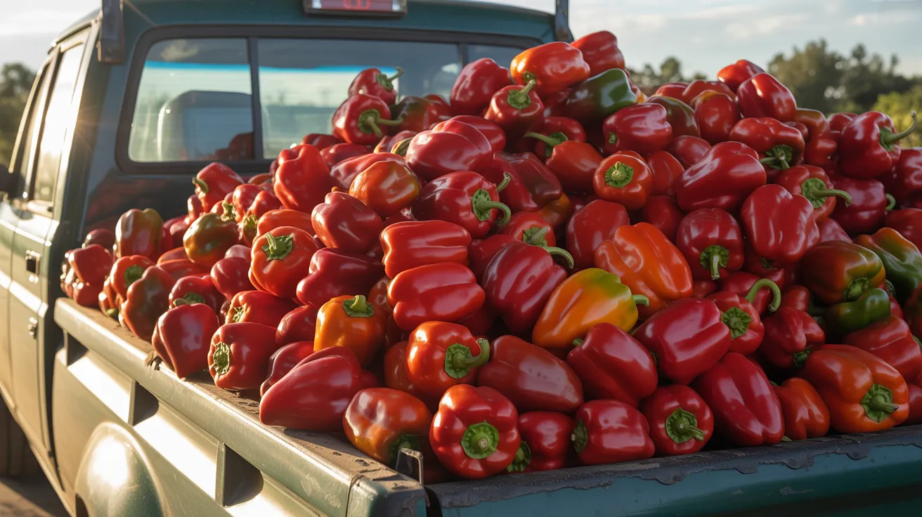 A truckload of peppers - 16 ways to preserve or eat them