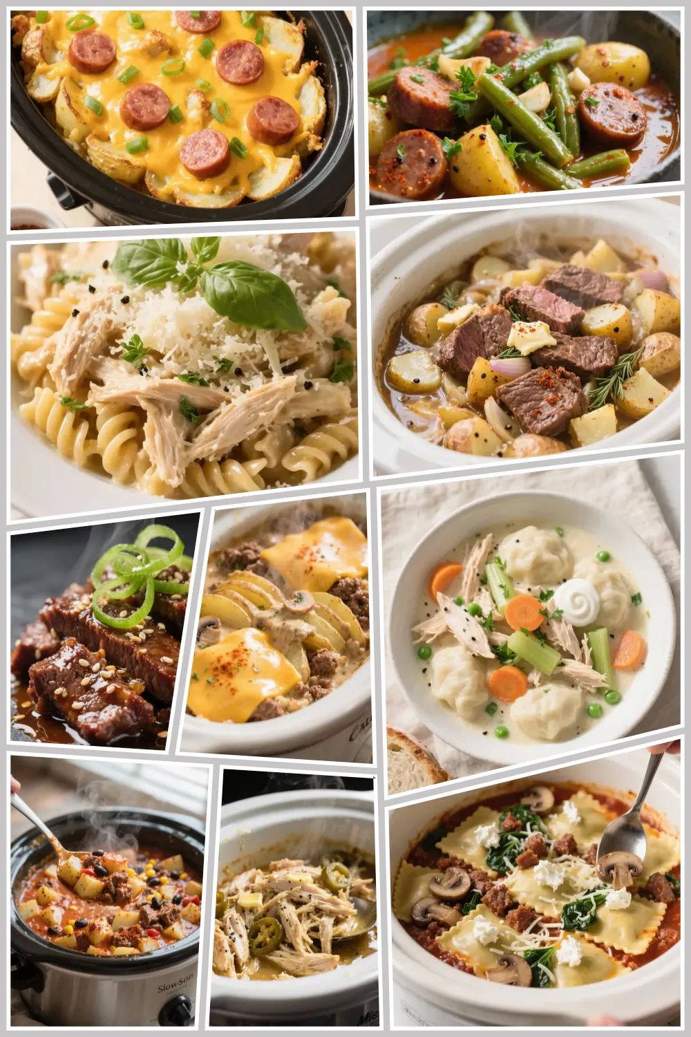 These dump and go crockpot dinners are perfect for busy weeknights — no browning, no prep stress, just easy slow cooker meals that cook themselves.