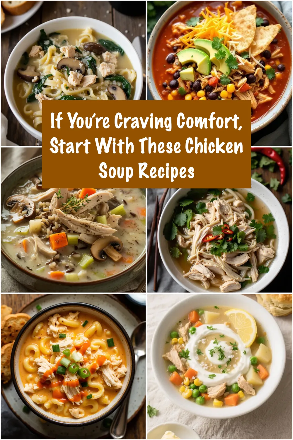 These chicken soup recipes are pure comfort 🥣 From creamy and cozy to brothy and bold, this collection has easy soups for busy nights, slow cooker days, and everything in between.
#chickensouprecipes #comfortfood #souprecipes #easydinners #familymeals