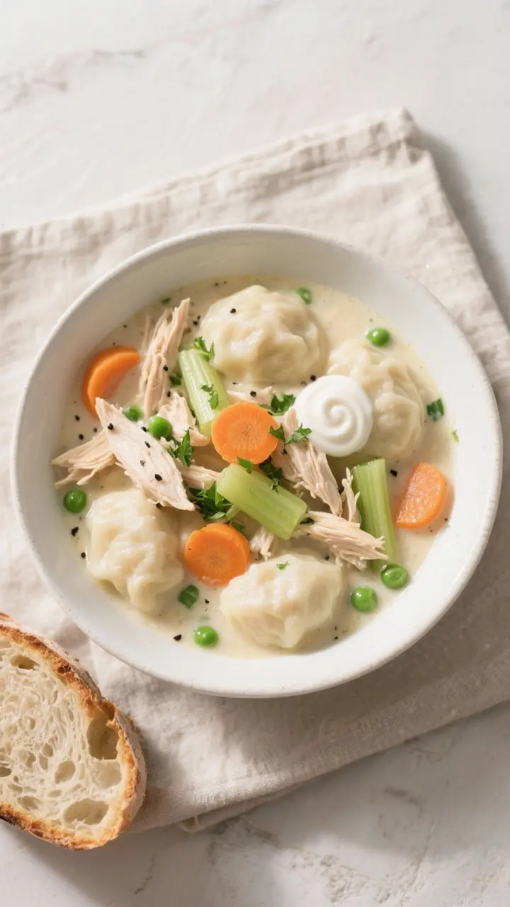 There are nights when you want something warm and comforting without fussing over the stove. This dump-and-go slow cooker chicken and dumplings checks all the boxes: hearty, creamy, and so easy you can set it up in minutes. No searing, no whisking, no babysitting.