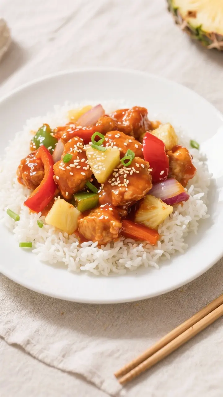 Sweet and sour chicken brings that perfect balance of tangy, sweet, and savory that keeps everyone reaching for seconds. It’s crisp on the outside, juicy inside, and coated in a glossy sauce that clings to every bite. You don’t need a deep fryer or fancy tools—just a hot pan, a few pantry staples, and a little patience. This version keeps the steps simple but delivers big flavor. If you’ve only had the takeout version, making it at home will be a happy surprise.
1. 