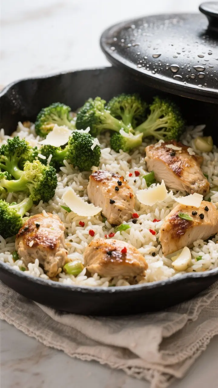 This is the kind of meal you make when you’re craving something warm, familiar, and truly satisfying. Tender chicken, fluffy rice, and crisp-tender broccoli cook together in one pan with simple seasoning, and you can finish it with a creamy touch if that’s what you’re in the mood for. It’s easy, low-stress cooking that feels comforting without being heavy, making it just as good for busy weeknights as it is for relaxed weekends. This is everyday comfort food you’ll want to come back to again and again.