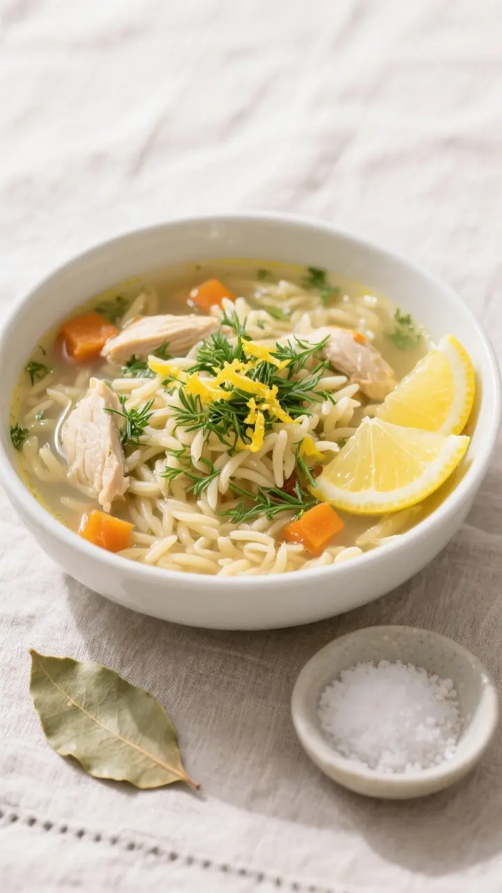 This lemon chicken orzo soup is the kind of meal you make when you want something cozy but still fresh and light. It’s full of tender chicken, soft orzo, and a bright lemon finish that keeps every bite lively. The broth is savory and silky, with a hint of garlic and herbs.