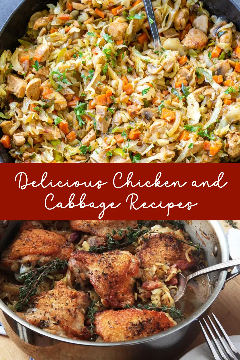 10 Chicken & Cabbage Recipes Every Family Should Have in Rotation - Warm, hearty dinners made with budget-friendly ingredients your whole family will love. ❤️🥬 #familymeals #comfortfoodrecipes #easyweeknights
