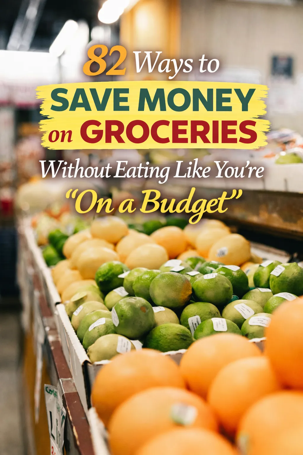 You don’t need extreme budgeting to save money on groceries. These 82 practical tips help you cut costs while still enjoying everyday meals.