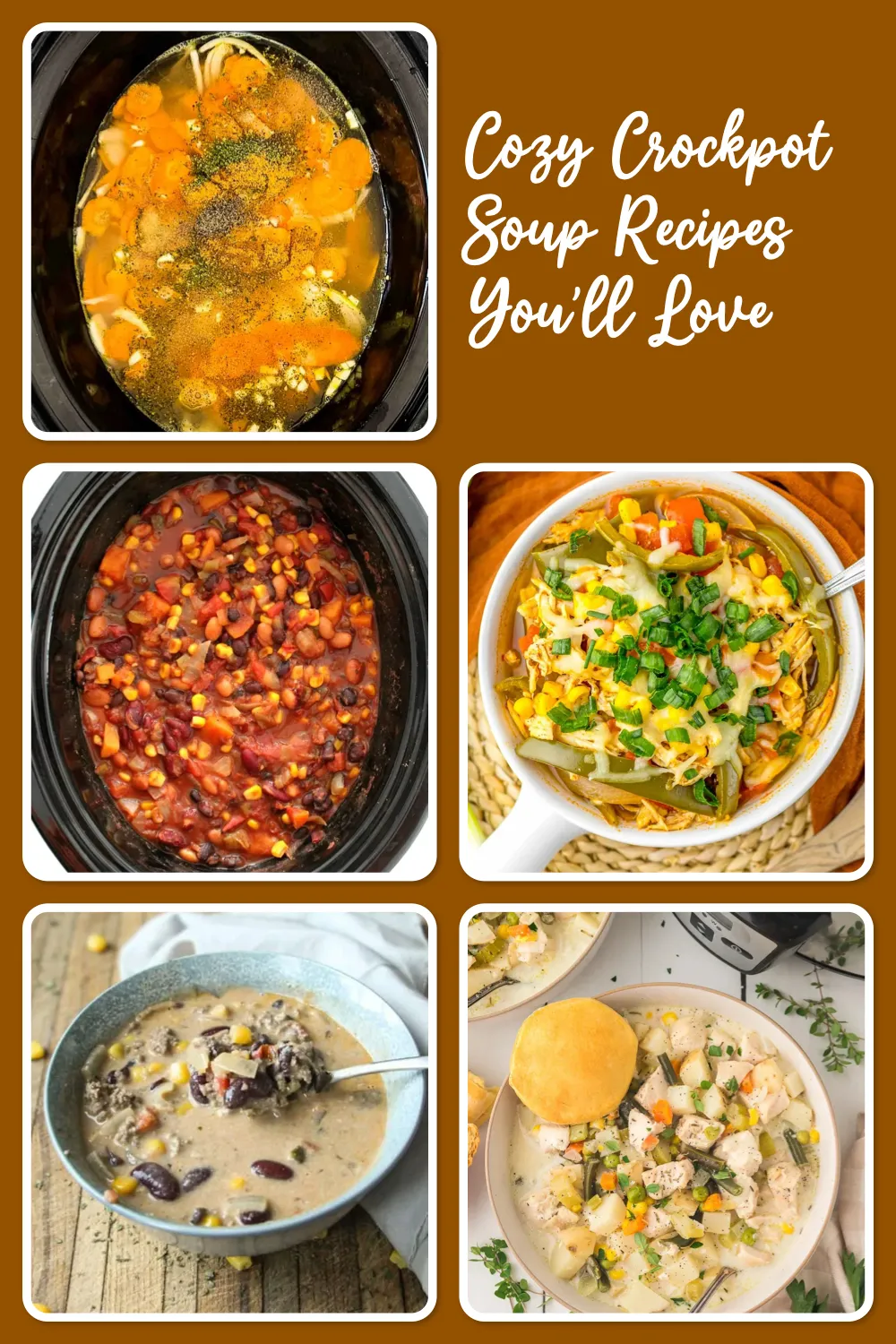 Looking for easy comfort food? These crockpot soups simmer all day and are ready when you are.
#ComfortFoodRecipes #EasySoups #CrockpotLife #DinnerIdeas