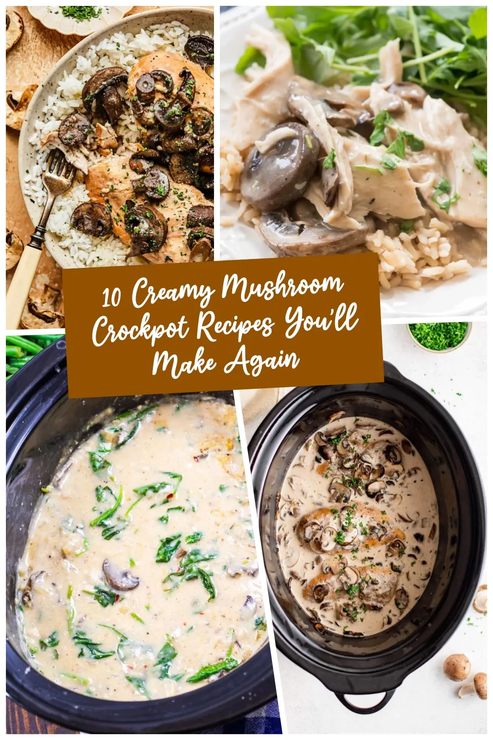 These slow cooker mushroom recipes are packed with flavor and made for busy nights. Creamy chicken, cozy pasta, and one-pot comfort food all in one place. 🍄 #SlowCookerIdeas #FamilyDinners #ComfortFood #EasyCooking
